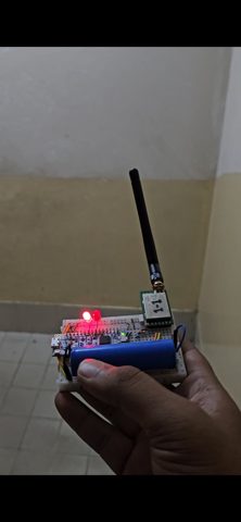 LoRa long-range communication testing